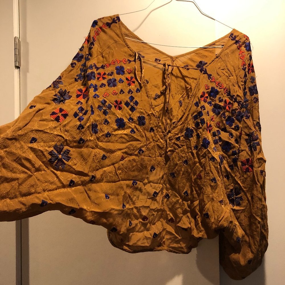 Beaded + stitched detailed tunic